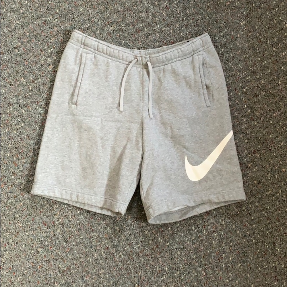 Gray Nike Sweat Shorts